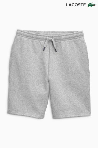 Lacoste&reg; Light Grey Sport Logo Fleece Short